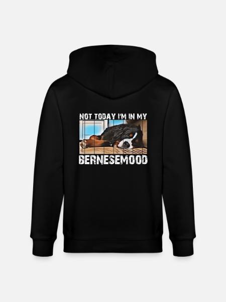 Bernese mountain dog - Stanley/Stella CULTIVATOR Unisex Organic Hooded Jacket - black