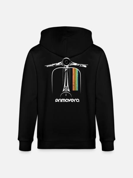 Motorroller Roller Primavera - Stanley/Stella Unisex Bio-Kapuzenjacke CULTIVATOR - Schwarz