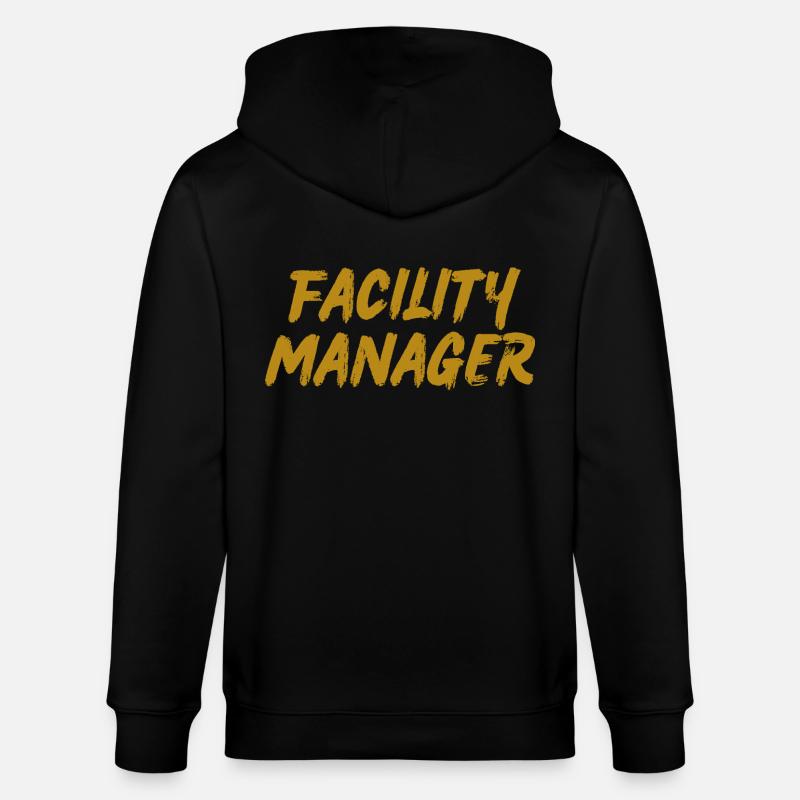 Facility Manager Technicien interne Gardien - Veste à capuche bio CULTIVATOR Stanley/Stella Unisexe - noir