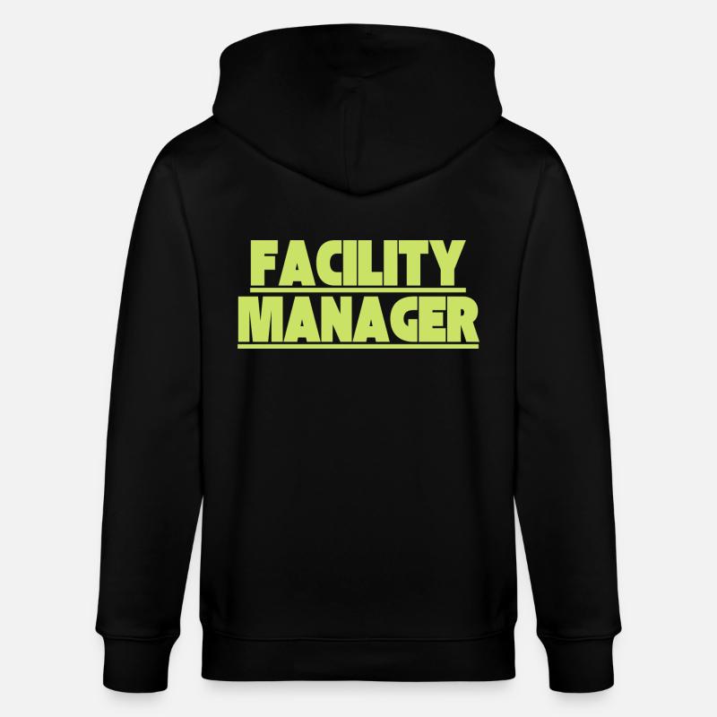 Gestionnaire d’installations - Veste à capuche bio CULTIVATOR Stanley/Stella Unisexe - noir