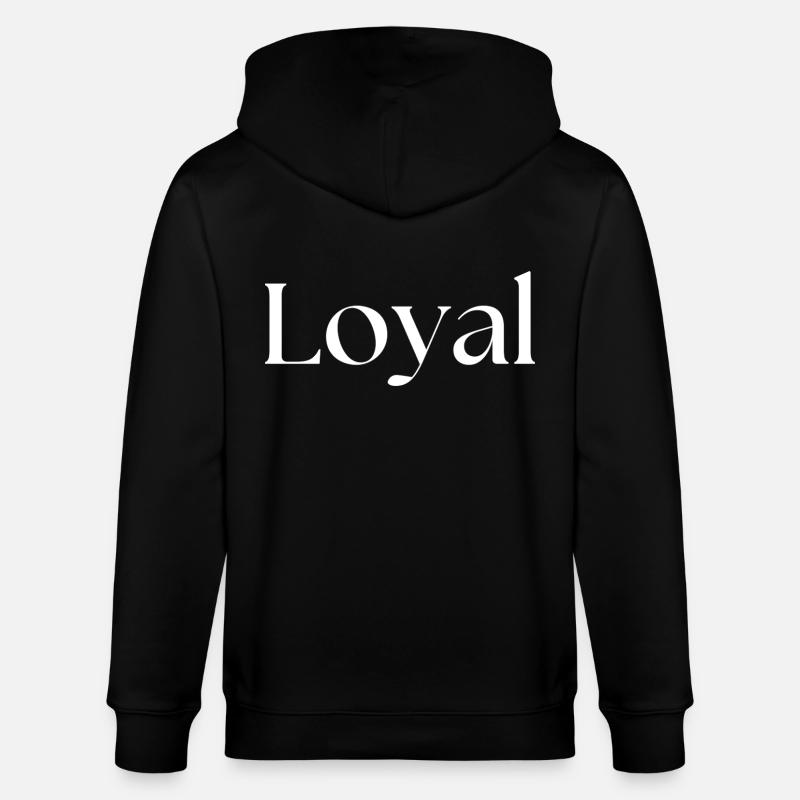Loyal Loyalität - Stanley/Stella Unisex Bio-Kapuzenjacke CULTIVATOR - Schwarz