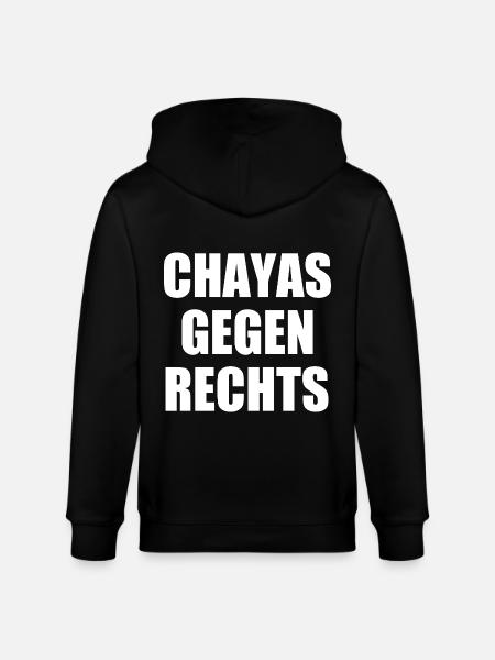 chayas gegen rechts - Stanley/Stella Unisex Bio-Kapuzenjacke CULTIVATOR - Schwarz