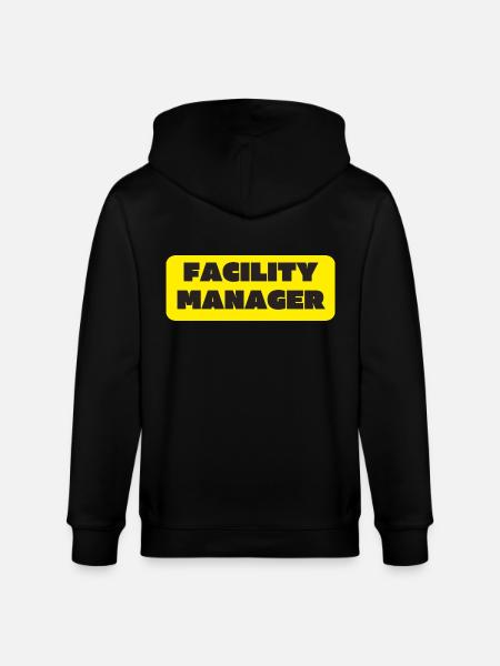 Facility Manager Technicien interne Gardien - Veste à capuche bio CULTIVATOR Stanley/Stella Unisexe - noir