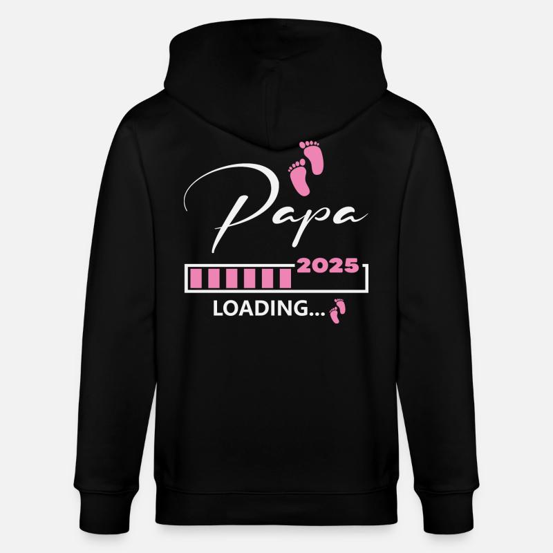 Papa 2025 loading - Stanley/Stella Unisex Bio-Kapuzenjacke CULTIVATOR  - Schwarz