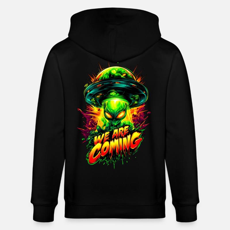 Nous arrivons - Veste à capuche bio CULTIVATOR Stanley/Stella Unisexe - noir