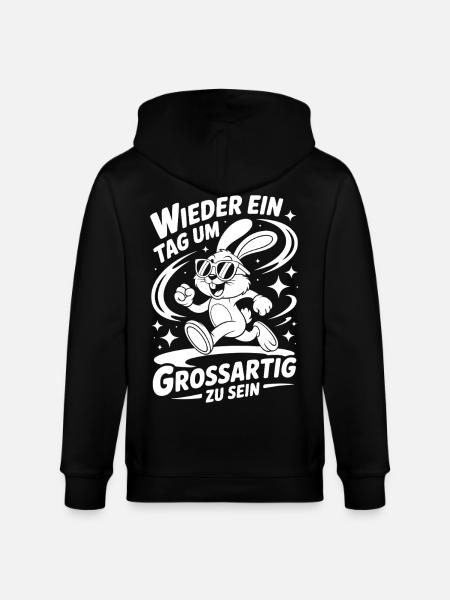 Another day to be great - Stanley/Stella CULTIVATOR  Unisex Organic Hooded Jacket - black