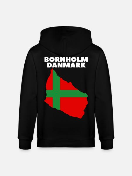 Bornholm Danmark - Stanley/Stella Unisex Bio-Kapuzenjacke CULTIVATOR - Schwarz