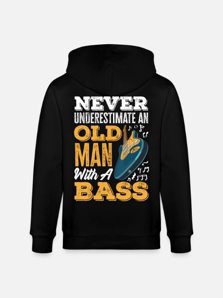Funny Musician - Stanley/Stella CULTIVATOR  Unisex Organic Hooded Jacket - black