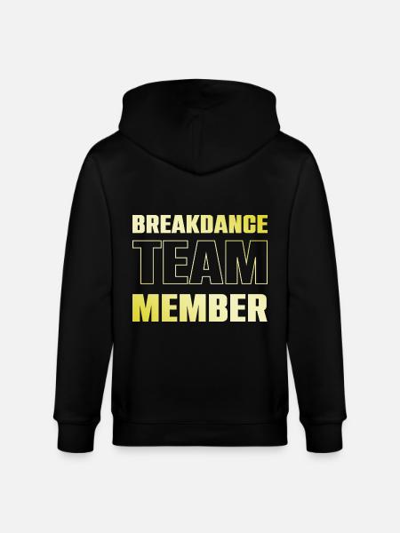 breakdance team - Stanley/Stella CULTIVATOR  Unisex Organic Hooded Jacket - black