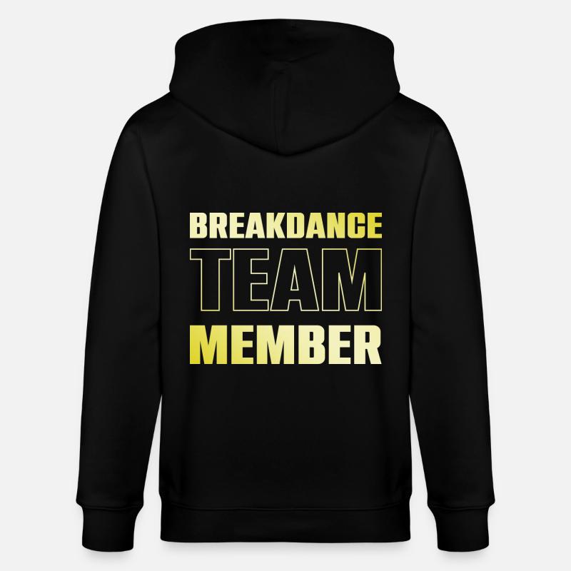 Équipe de breakdance - Veste à capuche bio CULTIVATOR Stanley/Stella Unisexe - noir