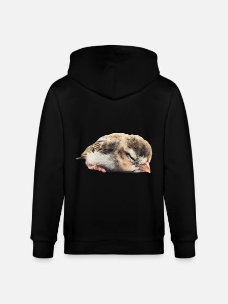 Finch Bird - Stanley/Stella Unisex Bio-Kapuzenjacke CULTIVATOR  - Schwarz