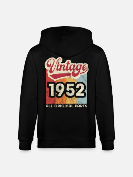 Millésime1952 - Veste à capuche bio CULTIVATOR Stanley/Stella Unisexe - noir