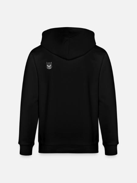 Owl Head Portrait Cool - Stanley/Stella CULTIVATOR  Unisex Organic Hooded Jacket - black