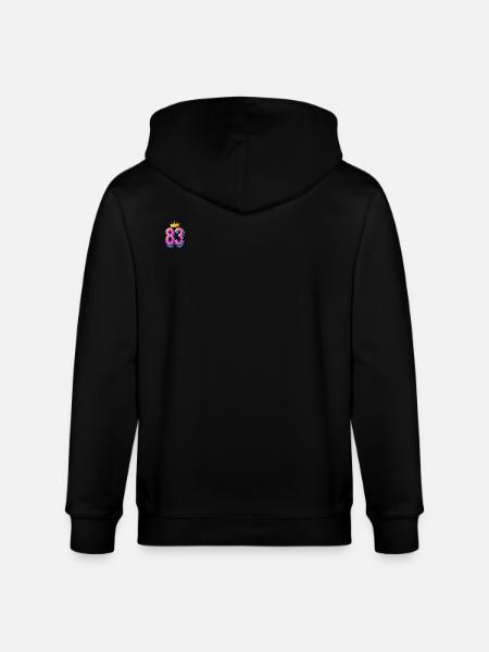 83 Numéro Jersey Couronne - Veste à capuche bio CULTIVATOR Stanley/Stella Unisexe - noir