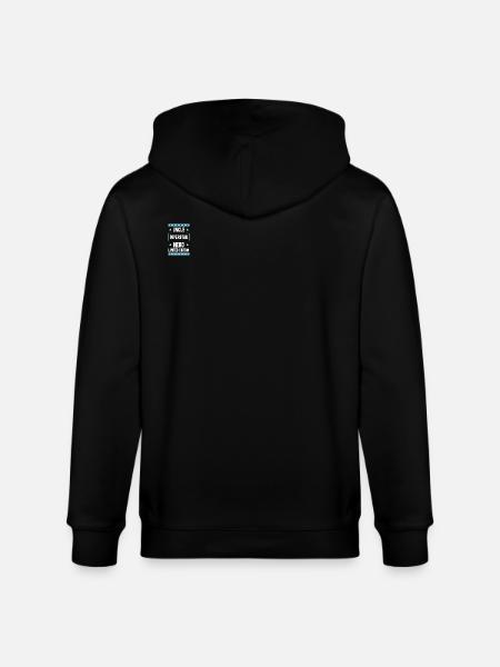 Uncle Limited Edition Saying - Stanley/Stella CULTIVATOR Unisex Organic Hooded Jacket - black