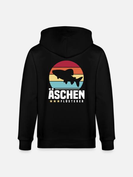 Äschen Flüsterer - Stanley/Stella Unisex Bio-Kapuzenjacke CULTIVATOR  - Schwarz