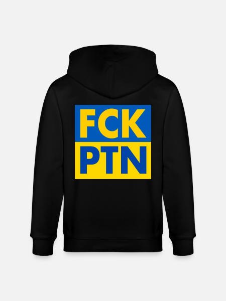 Fck ptn - Stanley/Stella CULTIVATOR  Unisex Organic Hooded Jacket - black