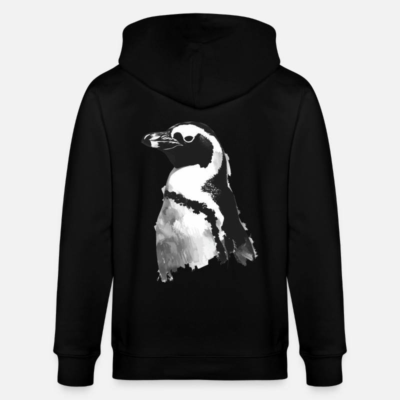 Pingouin - Veste à capuche bio CULTIVATOR Stanley/Stella Unisexe - noir