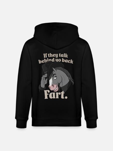 Pferd - Stanley/Stella Unisex Bio-Kapuzenjacke CULTIVATOR - Schwarz