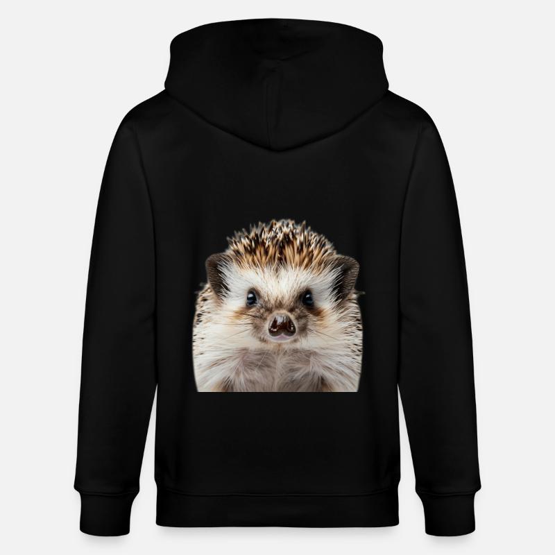 Igel - Stanley/Stella Unisex Bio-Kapuzenjacke CULTIVATOR  - Schwarz
