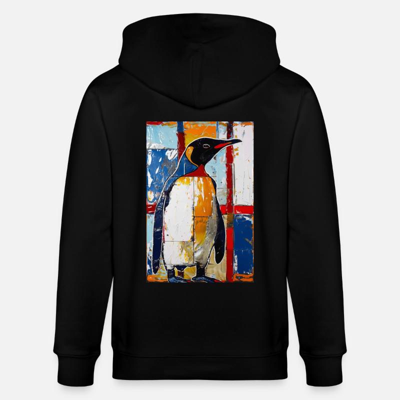 Pingouin - Veste à capuche bio CULTIVATOR Stanley/Stella Unisexe - noir