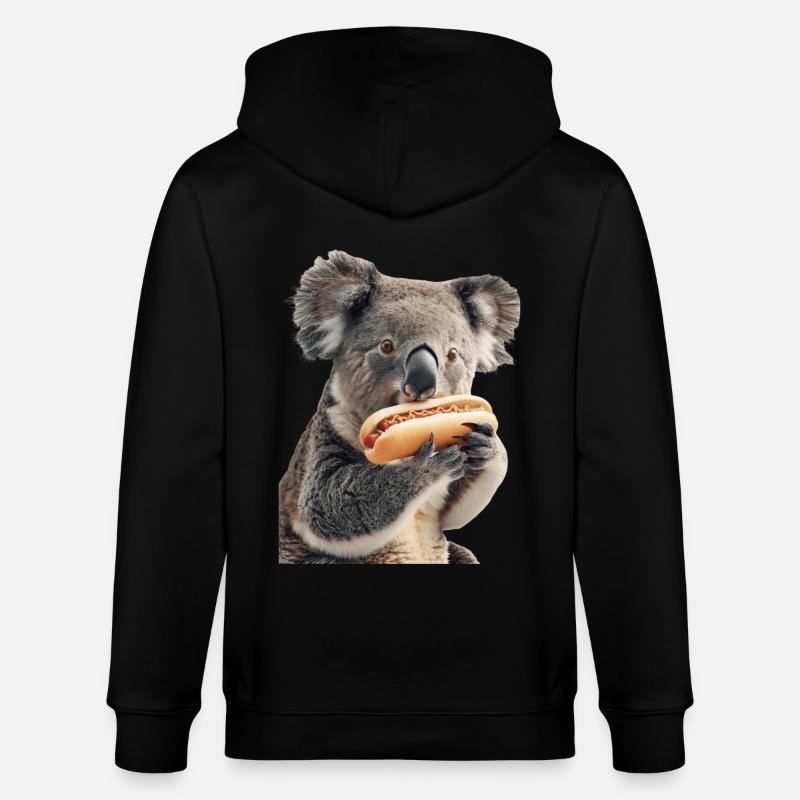 Koala - Veste à capuche bio CULTIVATOR Stanley/Stella Unisexe - noir