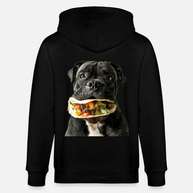 Cane Corso - Stanley/Stella Unisex Bio-Kapuzenjacke CULTIVATOR  - Schwarz
