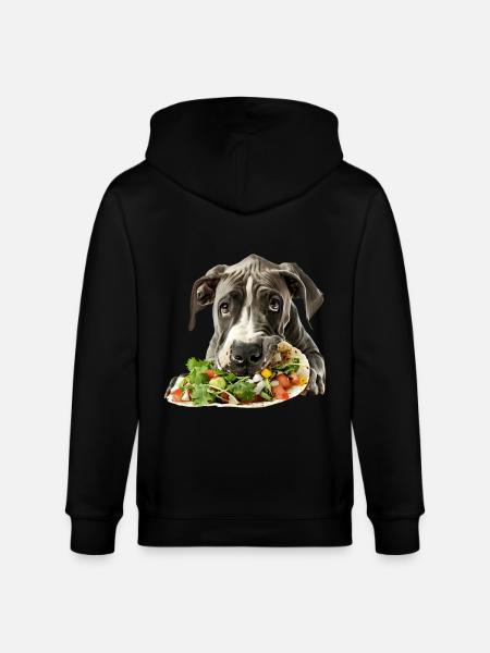 Great Dane - Stanley/Stella CULTIVATOR  Unisex Organic Hooded Jacket - black