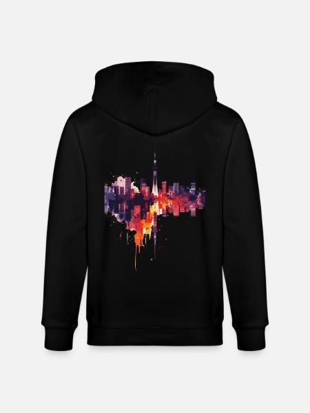 Yamato - Stanley/Stella Unisex Bio-Kapuzenjacke CULTIVATOR  - Schwarz