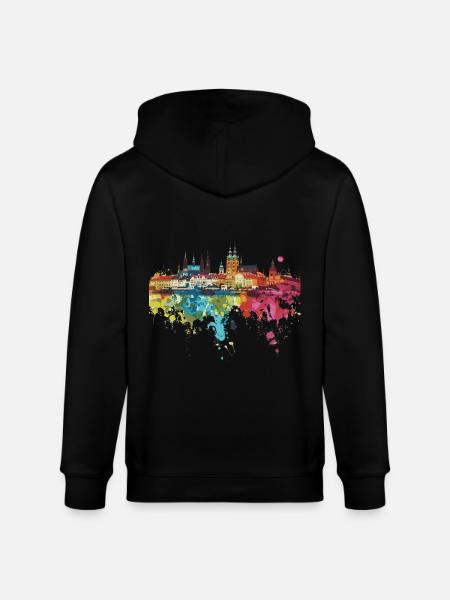 Tczew - Stanley/Stella Unisex Bio-Kapuzenjacke CULTIVATOR  - Schwarz