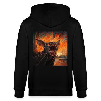 Schläger - Stanley/Stella Unisex Bio-Kapuzenjacke CULTIVATOR  - Schwarz - Hinten - Anna (173cm)