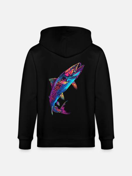 Tarpon - Stanley/Stella Unisex Bio-Kapuzenjacke CULTIVATOR - Schwarz