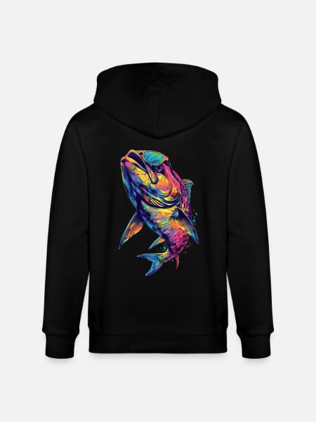 Tarpon - Stanley/Stella Unisex Bio-Kapuzenjacke CULTIVATOR - Schwarz