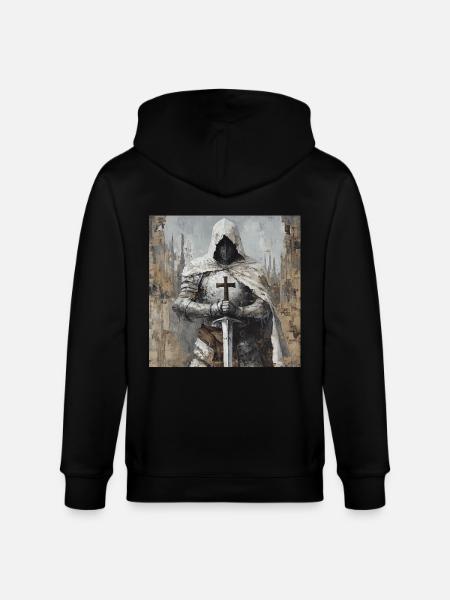 Soldat Krieger - Stanley/Stella Unisex Bio-Kapuzenjacke CULTIVATOR - Schwarz