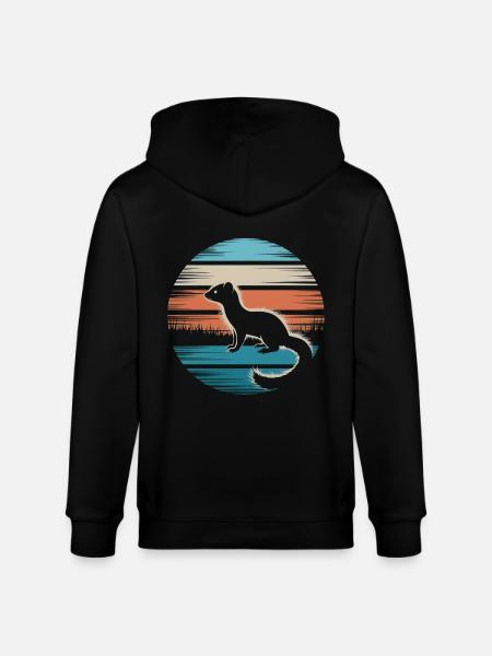 Wiesel - Stanley/Stella Unisex Bio-Kapuzenjacke CULTIVATOR  - Schwarz