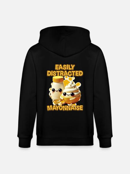 Mayonnaise - Stanley/Stella Unisex Bio-Kapuzenjacke CULTIVATOR - Schwarz