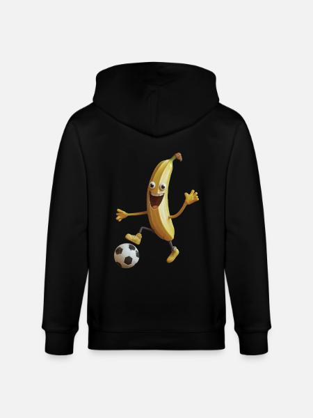 Banane - Stanley/Stella Unisex Bio-Kapuzenjacke CULTIVATOR - Schwarz