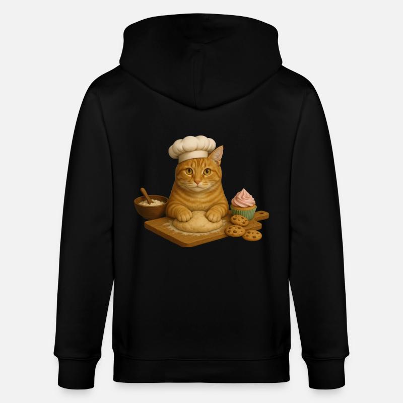 Cuisson pour chats - Veste à capuche bio CULTIVATOR Stanley/Stella Unisexe - noir