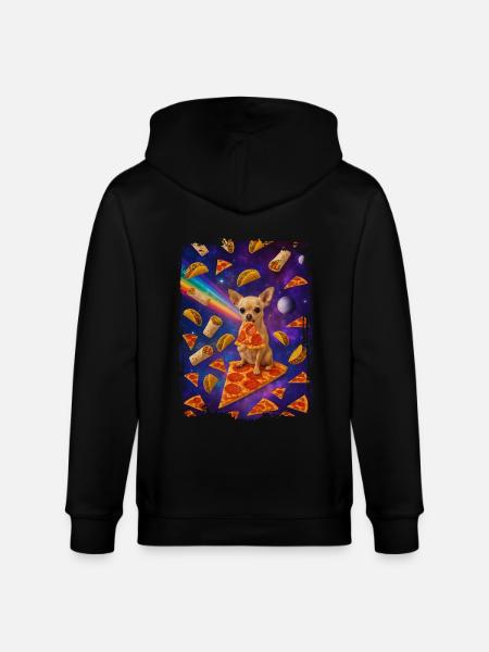 Chihuahua - Stanley/Stella CULTIVATOR Unisex Organic Hooded Jacket - black