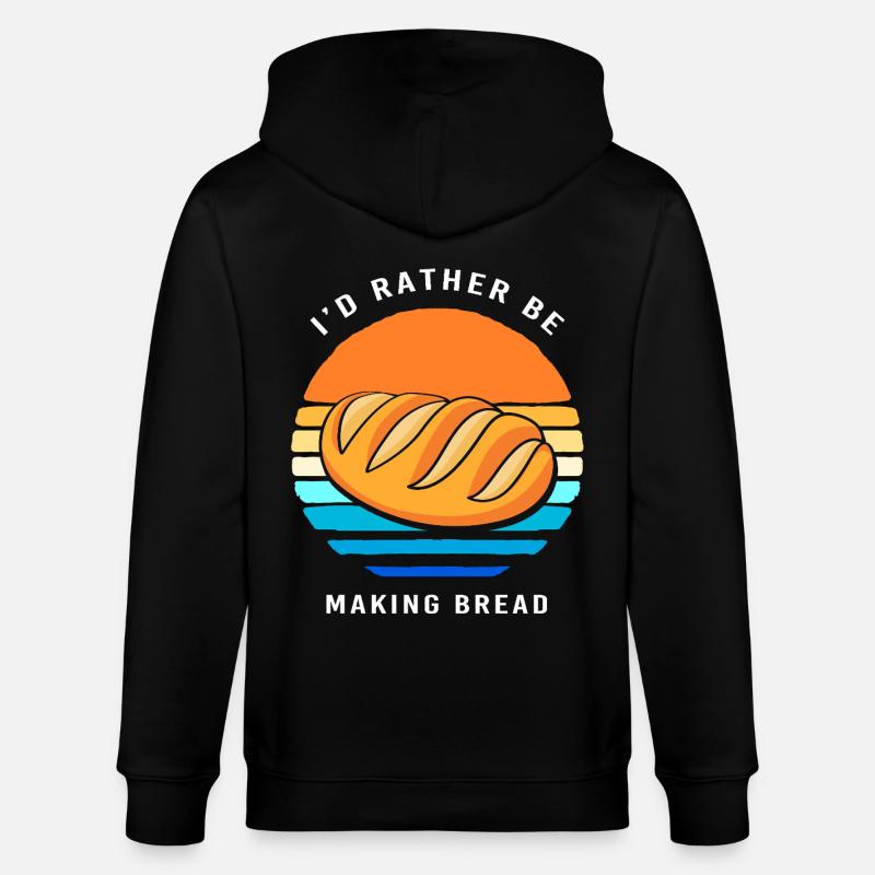 Baker Baker Baking - Stanley/Stella CULTIVATOR  Unisex Organic Hooded Jacket - black