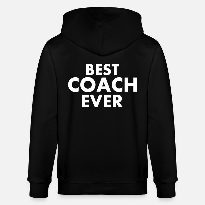 Best coach ever - Veste à capuche bio CULTIVATOR Stanley/Stella Unisexe - noir
