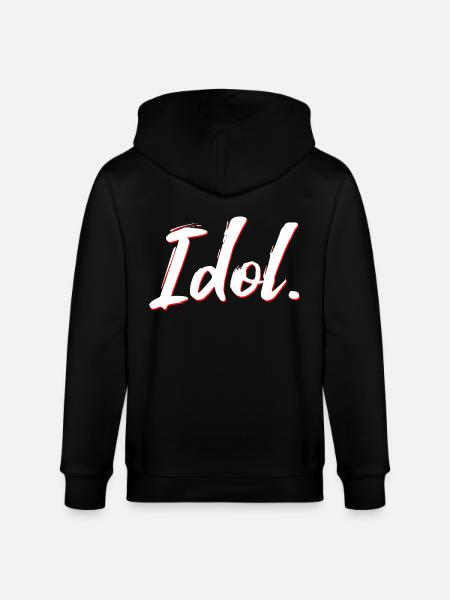 Idol new - Stanley/Stella CULTIVATOR  Unisex Organic Hooded Jacket - black