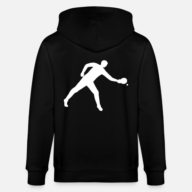 Tennis de table dynamique - Veste à capuche bio CULTIVATOR Stanley/Stella Unisexe - noir