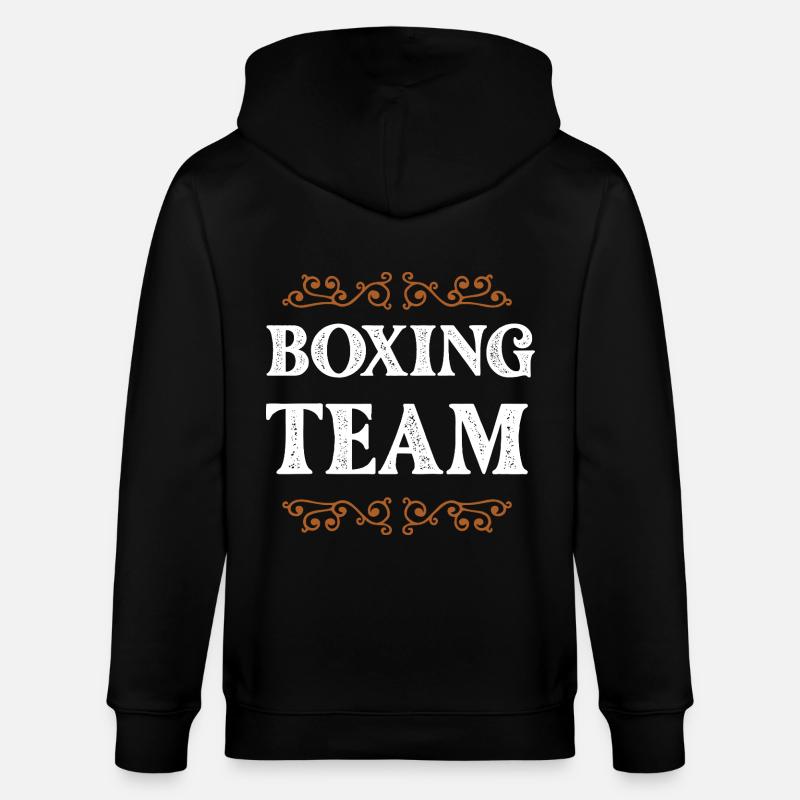 Équipe de boxe - Veste à capuche bio CULTIVATOR Stanley/Stella Unisexe - noir