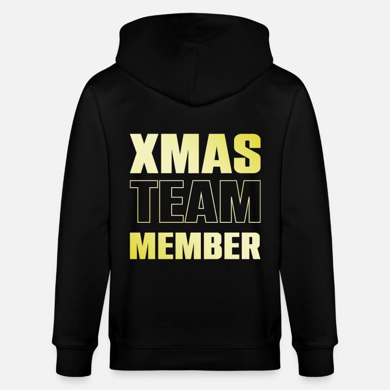 Équipe de Noël - Veste à capuche bio CULTIVATOR Stanley/Stella Unisexe - noir