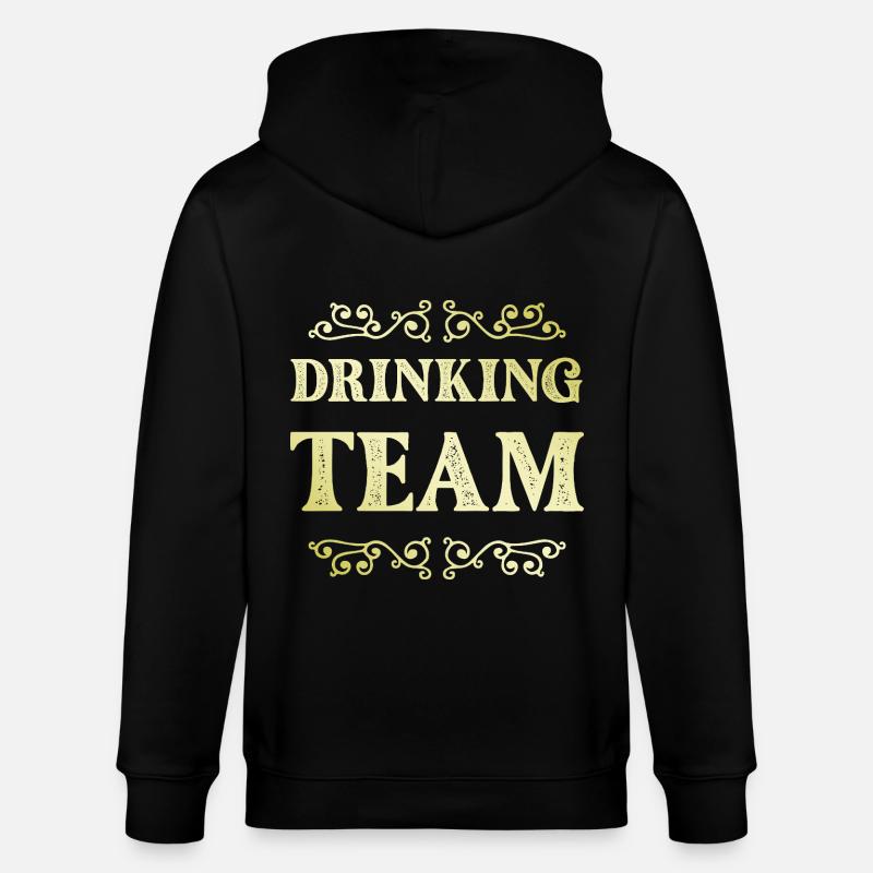 Équipe de boisson - Veste à capuche bio CULTIVATOR Stanley/Stella Unisexe - noir