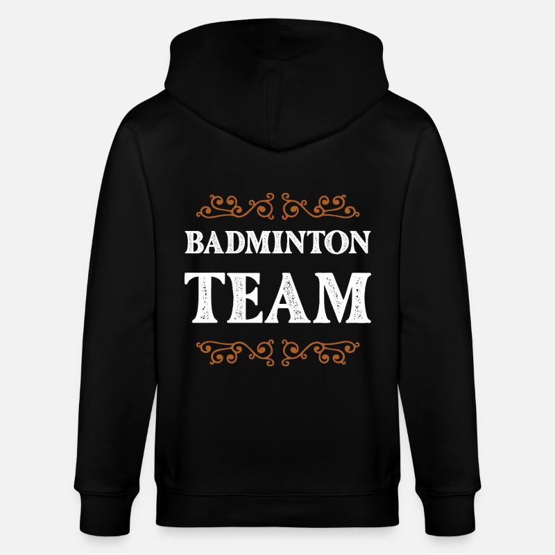 Badminton Crew - Stanley/Stella CULTIVATOR  Unisex Organic Hooded Jacket - black