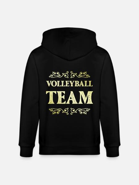 Volleyball Team - Stanley/Stella Unisex Bio-Kapuzenjacke CULTIVATOR - Schwarz