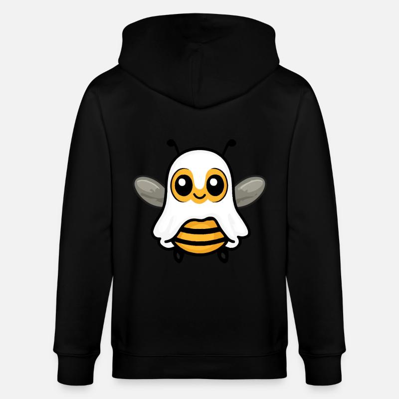 Biene Halloween Comic Geist - Stanley/Stella Unisex Bio-Kapuzenjacke CULTIVATOR  - Schwarz