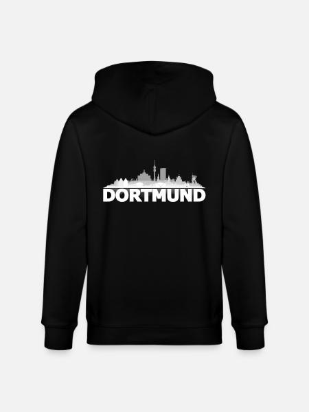 dortmund light - Stanley/Stella CULTIVATOR Unisex Organic Hooded Jacket - black